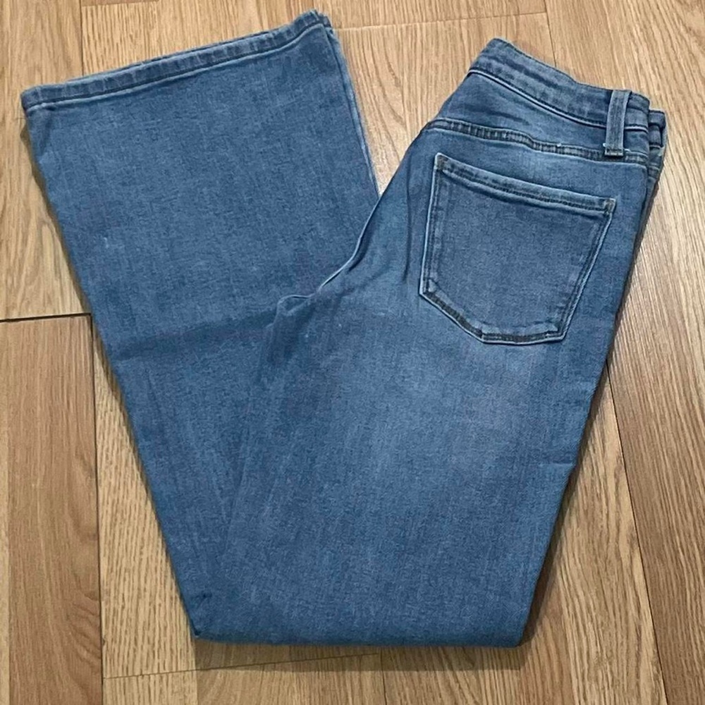 LC Lauren Conrad Women’s 25x31 Bootcut Jeans  Medium Blue Denim Western Classic